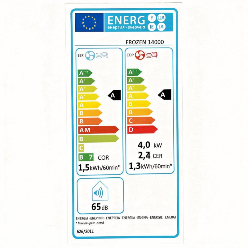Climatiseur Mobile Fleury 12000 Btu/h idéal pour 25 à 35 m² avec télécommande.
