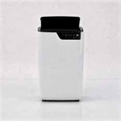 Climatiseur Mobile 12000 Btu/h idéal pour 25 à 35 m² avec télécommande.