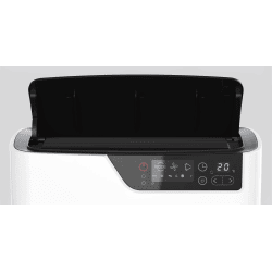 Climatiseur Mobile 12000 Btu/h idéal pour 25 à 35 m² avec télécommande.