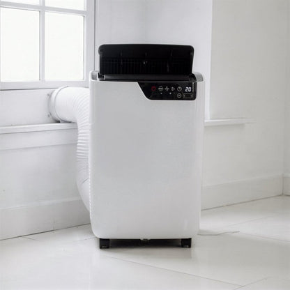 Climatiseur Mobile 12000 Btu/h idéal pour 25 à 35 m² avec télécommande.